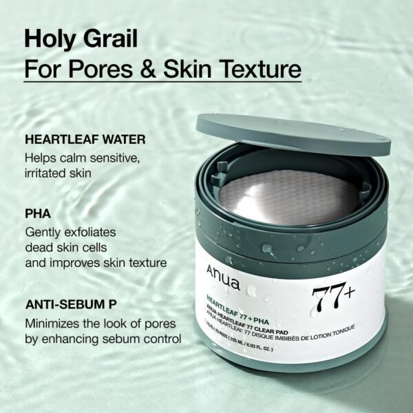 ANUA Heartleaf 77 Toner Pad Korean Skin Care - Image 3