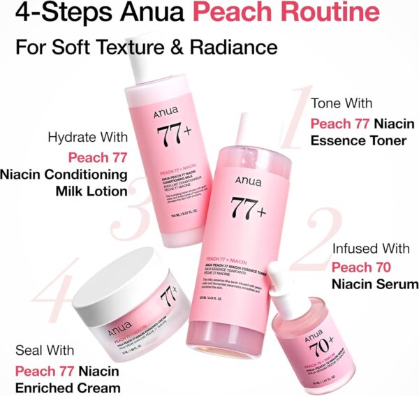 ANUA Peach 70 Niacinamide Serum, 30ml/1.01 fl.oz - Image 2