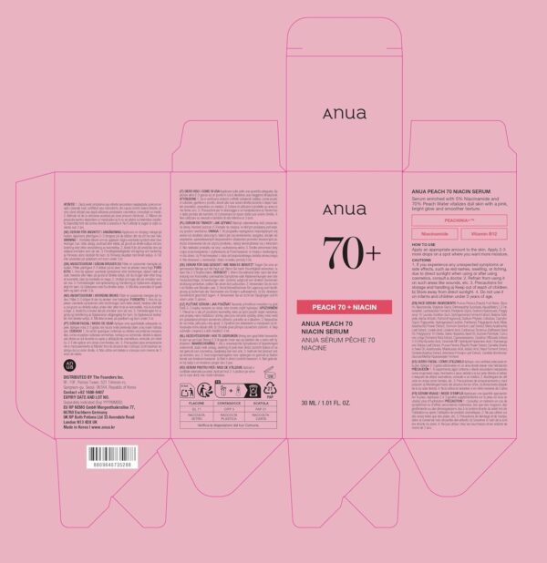 ANUA Peach 70 Niacinamide Serum, 30ml/1.01 fl.oz - Image 5