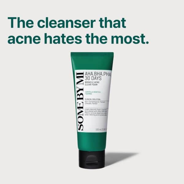 SOME BY MI AHA BHA PHA 30 Days Miracle Acne Clear Foam Cleanser 100ml