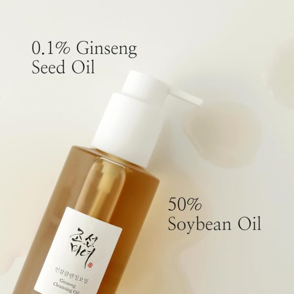 Beauty of Joseon Ginseng Cleansing Oil Korean Skin Care for Men and Women, 210ml, 7.1 fl.oz - Image 3