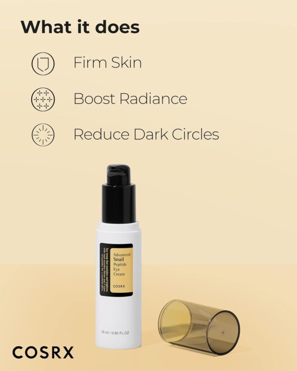 Advanced Snail Peptide Eye Cream Korean Skincare 25ml - Image 8