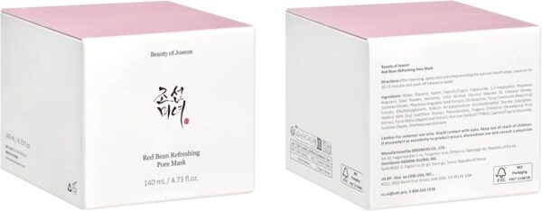 Beauty of Joseon Red Bean Refreshing Pore Mask 140ml, 4.73fl.oz - Image 7