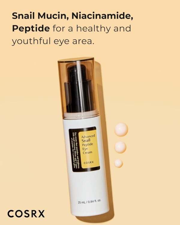 Advanced Snail Peptide Eye Cream Korean Skincare 25ml - Image 2