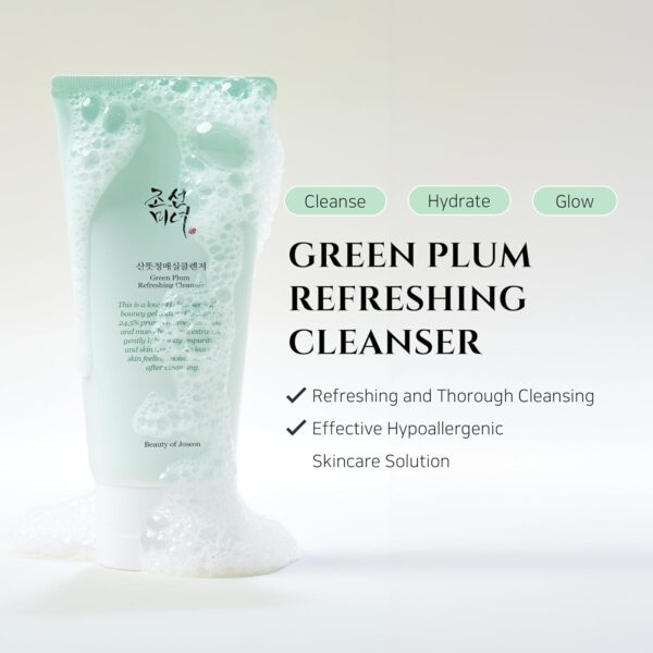 Beauty of Joseon Green Plum Refreshing Cleanser (100ml, 3.38 fl.oz.) - Image 2