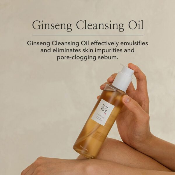 Beauty of Joseon Ginseng Cleansing Oil Korean Skin Care for Men and Women, 210ml, 7.1 fl.oz - Image 2